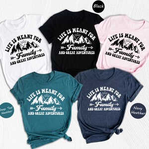 Family Adventure Trip Shirt, Mountain Vacation Tee