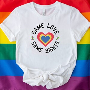 Same Love Same Rights Shirt, Gay Pride Shirt, LGBTQ Shirt, Queer Shirt, Lesbian Shirt, Gay Pride Shirt, Equality Shirt, Gay Pride Shirt