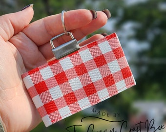 Chapstick Holder Keychain | Lip Balm Keychain | Faux Leather Lip Balm Holder | Chapstick Cozy | Keyring Wallet Accessory | Gift for Her