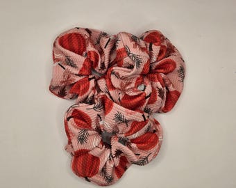 Pumpkin Scrunchie – Fall Hair Accessory | Seasonal Pumpkin Hair Tie | Autumn Wrist Scrunchie