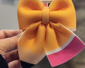 Pencil Bow Hair Clip | Back to School Hair Bow | Teacher Gift Bow | School Supplies Bow | Cute School Hair Accessory | First Day of School