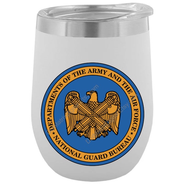 National Guard Bureau Army Air Force - Suitable for DIY Personalized Coffee Mug T-Shirts Water Bottle Tumblers - Includes (SVG & PNG) Files