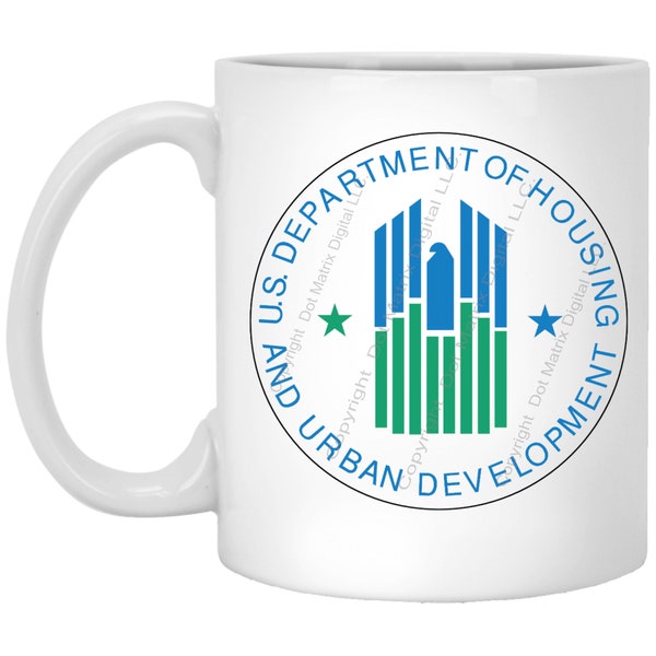 HUD Housing and Urban Development - Suitable for DIY Personalized Coffee Mug T-Shirts Water Bottle Tumblers or Anything for Sublimation