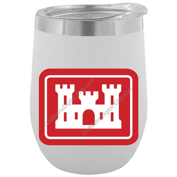 US Army Corps of Engineers - Suitable for DIY Personalized Coffee Mugs T-Shirts Water Bottles Tumblers - Includes (svg & png) files