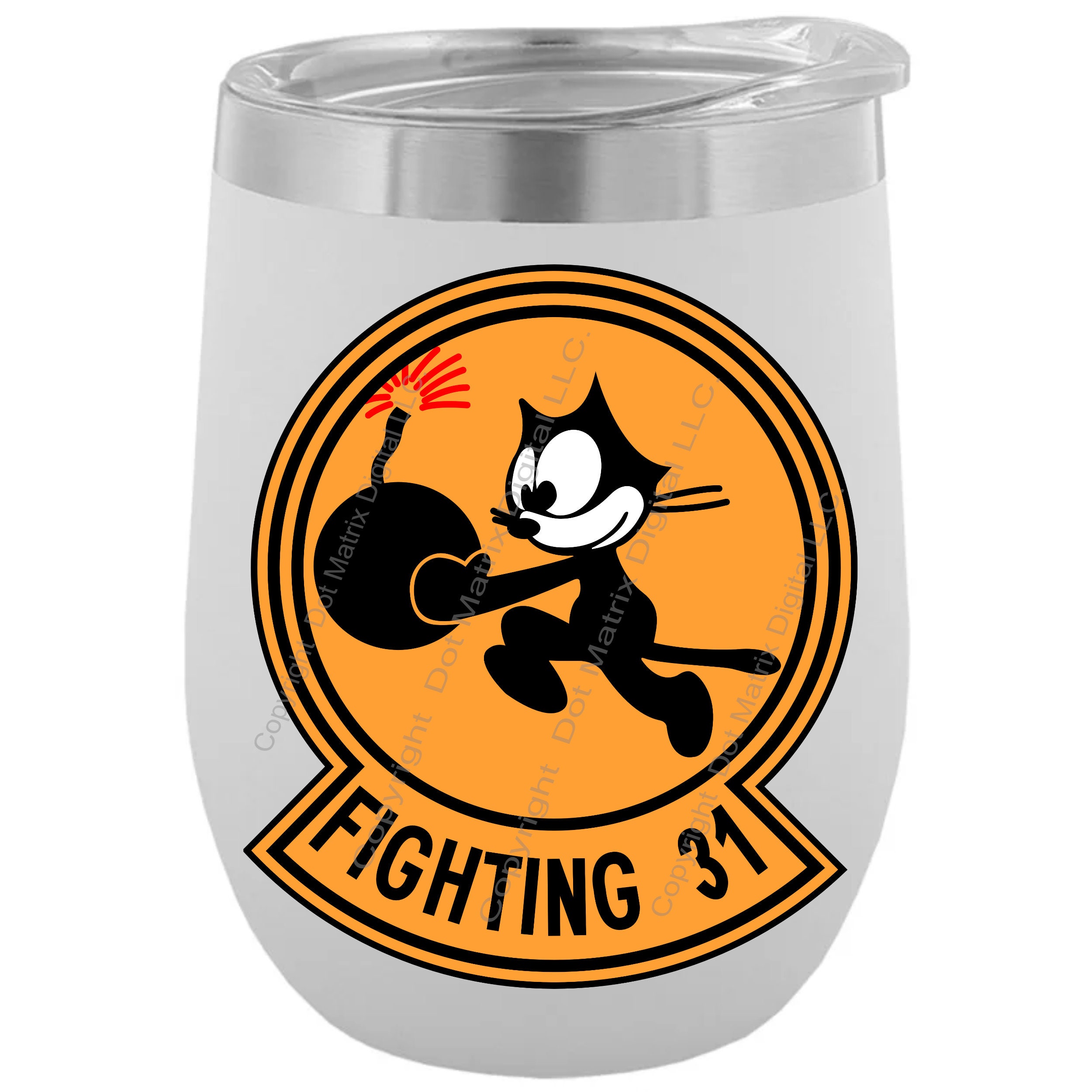 US Navy Strike Fighter Squadron Suitable for DIY Personalized Coffee