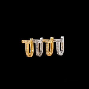 ZAR Styles - LV Logo Hoop Earrings ☀️ Stay stylin' with