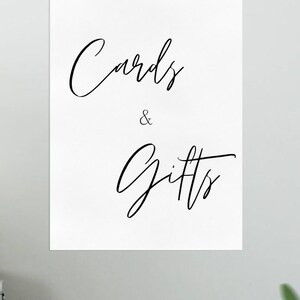 Cards and Gifts Wedding Sign Printable, Editable Wedding Sign Template, Cards and Gifts Sign, Editable Sign Template