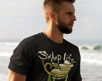 Busy Doin' Nothin' Swamp Life Nap Hammock Unisex t-shirt