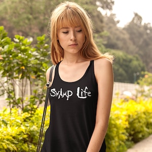 Swamp Life Text Women&#39;s Racerback Tank