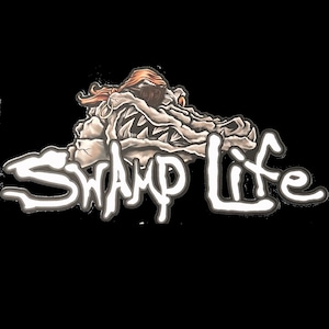 Swamp Life 3D Skull Decal