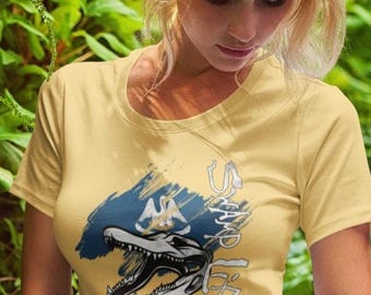 Camiseta con calavera de caimán de Luisiana: Cajun Bayou, Southern Outdoors