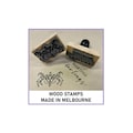 Custom Logo Wood Stamp: Personalized Business Branding product logo