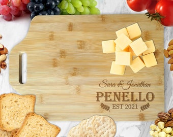 Personalised Cheese Board Cutting Board Charcuterie Board Engagement Gift Wedding Gift Anniversary Gift House Warming Christmas Gift