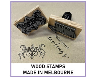 Custom Logo Wood Stamp for Personalised Business Stamp Branding Stamps Wood stamp Personalized Book Stamp Logo Stamp Marketing rubber stamp