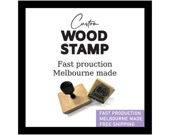 Custom Logo Wood Stamp: Personalized Business Branding