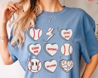 Women's Oversized Baseball Mom T-Shirt - Vintage Graphic Tee For Game Day & Baseball Season - View #4