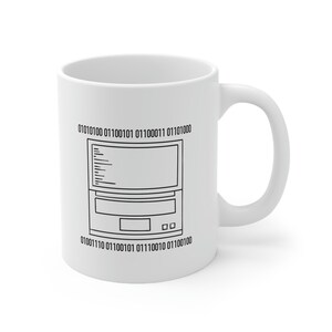 Tech Nerd Keramik Tasse | Binär | Codierung Kaffeetasse | Software-Entwickler-Liebhaber Geschenk | Haushaltswaren Textilien | Geschenk Mama Papa Bild 4