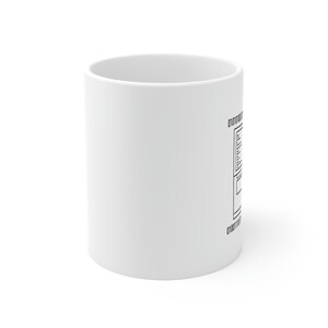 Tech Nerd Keramik Tasse | Binär | Codierung Kaffeetasse | Software-Entwickler-Liebhaber Geschenk | Haushaltswaren Textilien | Geschenk Mama Papa Bild 2