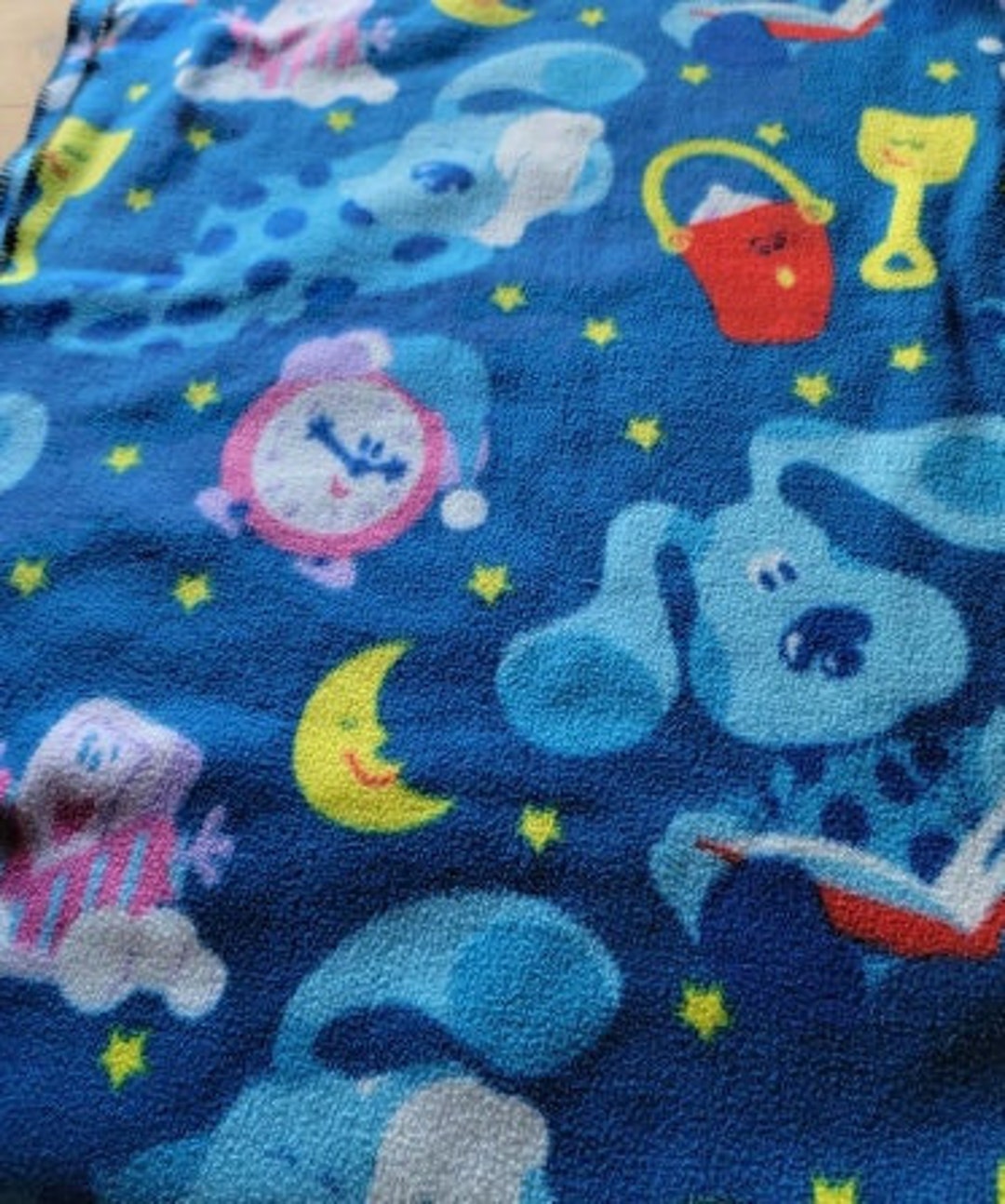 Vintage Blues Clues Kids Blanket Etsy
