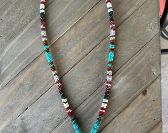 beaded rope wristlet