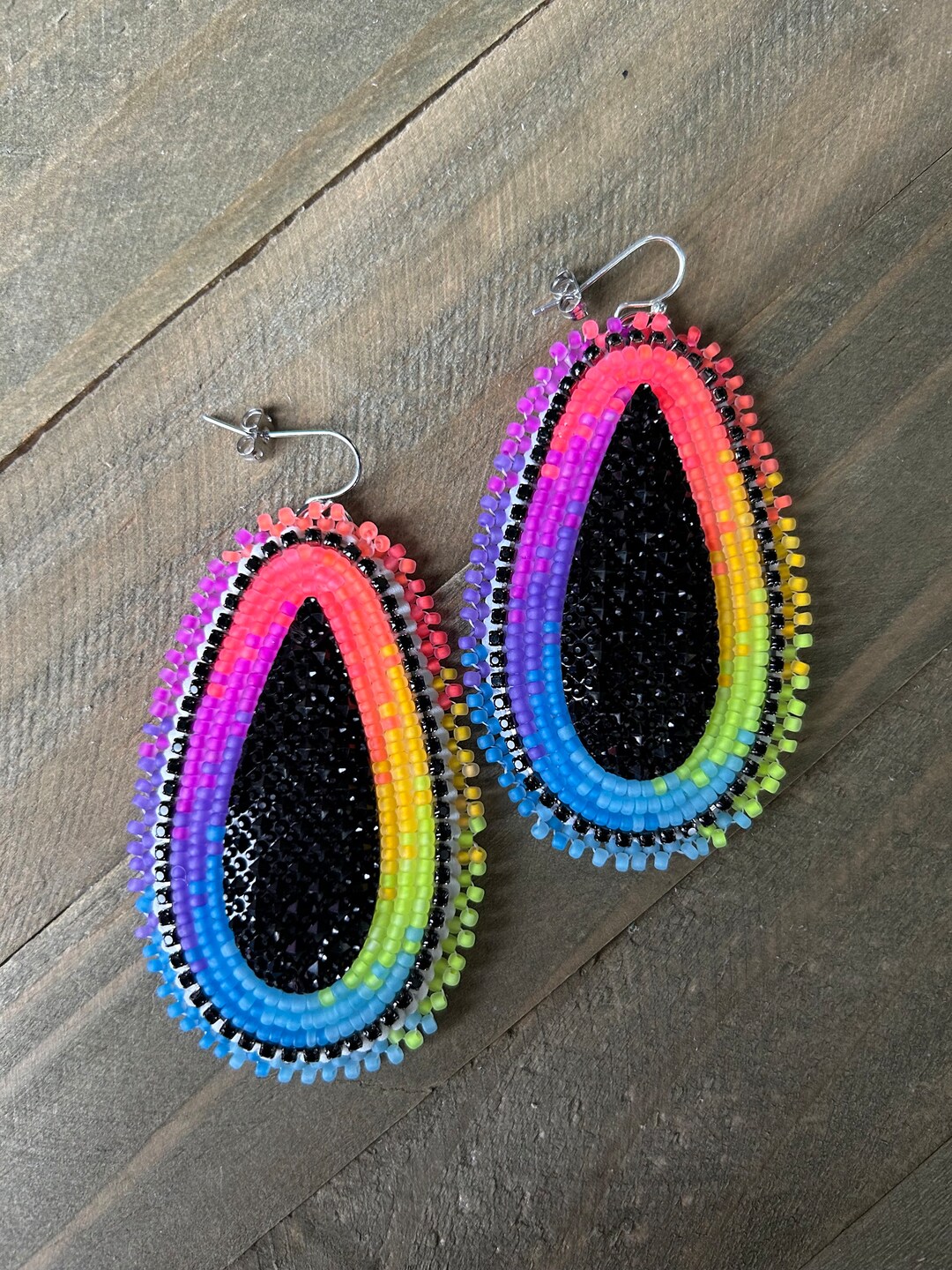Neon color earrings Clearance