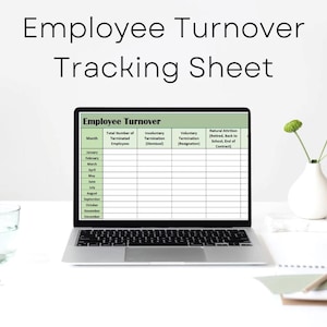 Mitarbeiter FluktKation | Excel Tabelle | Digitaler Download