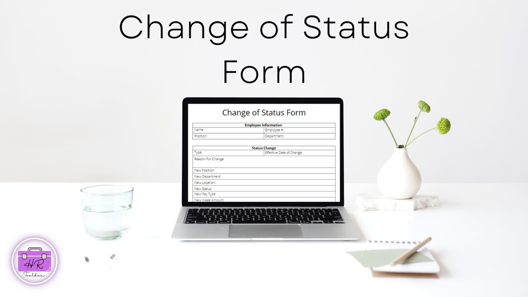 Change of Status Form | Digital Download - Etsy