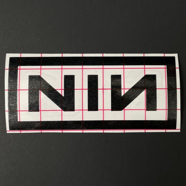 Nine Inch Nails Car Decal | Sticker, Vinyl, Metal, Goth, Laptop, Water Bottle, Computer