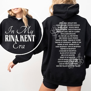 In My Rina Kent Era T-Shirt, Legacy of Gods Series Sweatshirt, Royal Elite Hoodie, Dark Romance Merch, Booktok Sweater, Villain Series Tee image 7