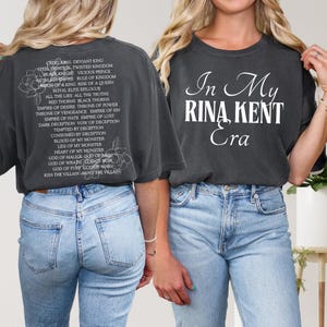 In My Rina Kent Era T-Shirt, Legacy of Gods Series Sweatshirt, Royal Elite Hoodie, Dark Romance Merch, Booktok Sweater, Villain Series Tee image 2