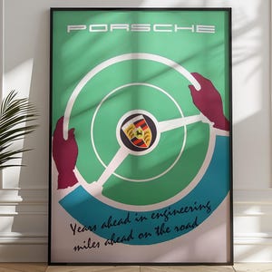 Porsche poster, Wall Art Print, Home Decor Digital Print, Race Car Poster, Car Poster, Car Guy, Car Wall Art, Boys room decor