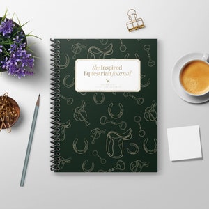 The Inspired Equestrian Journal - Hunter | Horse Riding Planner | Equine Diary | Lessons Journal | Equestrian Goal Setting | Horse Gift