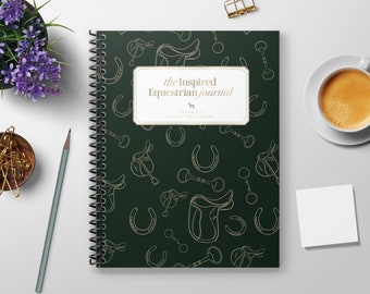 Inspired Equestrian Journal HUNTER GREEN: Horse Riding, Lessons & Goal Setting