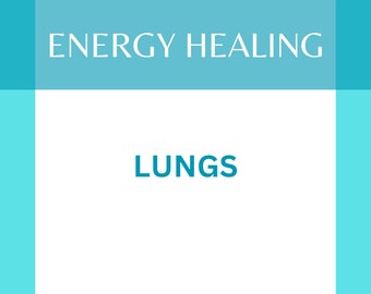 Lungs Energy Healing - 30 Minute Session