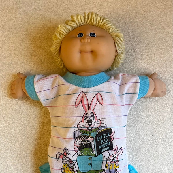 Vintage 1980s Rabbit Nightie for 16” Doll