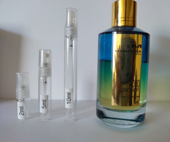 Mancera Aoud Lemon Mint Eau De Parfum. 2ml 5ml 10ml DECANT Etsy