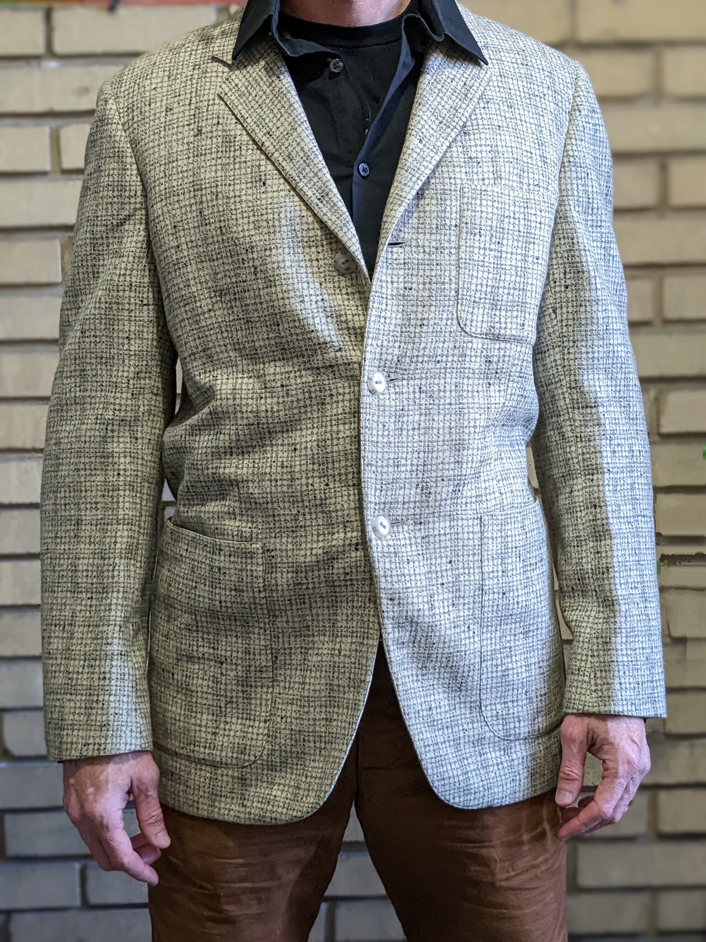 ROCKIN TEDDY BOY Vintage Mens Drape Jacket by Atomicblondevintage