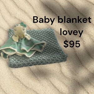 Baby blanket and lovey