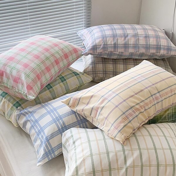 Gingham Pillow Etsy