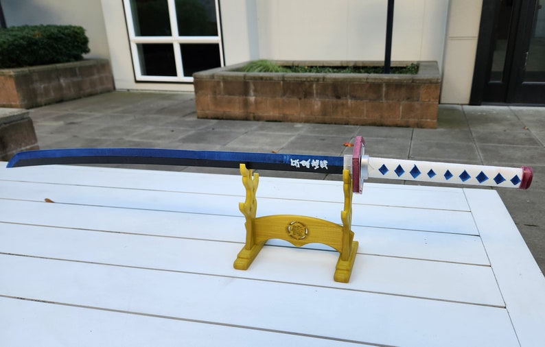 Water Japanese Katana Sword Cosplay Prop Etsy