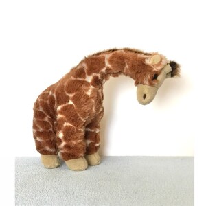 Fluffy Stuffed Giraffe Mama and Baby Giraffe Plushie Plush Stuffed Animal Decorative Safari Themed Baby Shower Nursery Decor Gift Cute