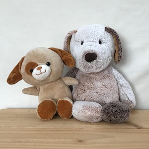 Set of 2 Spot Dog Stuffed Animal Plushie Plush Toy Mom Baby Nursery Baby Shower Gift Pillow Throw Tween Decor Puppy Doll Plushie Children