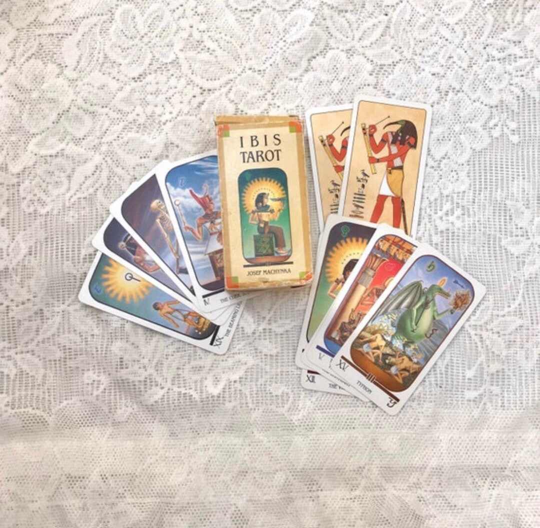 Vintage 1990s IBIS Tarot Deck Egyptian Tarot Cards AGM Josef Etsy
