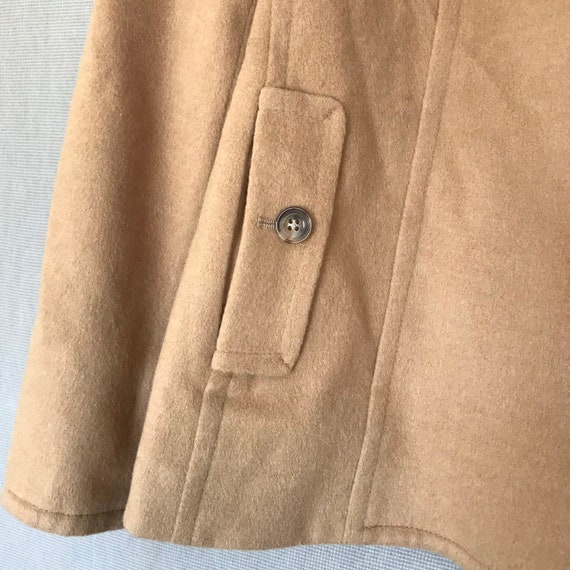 Vintage 1990s Delmod Wool Suit Beige 3 Button Coa… - image 9