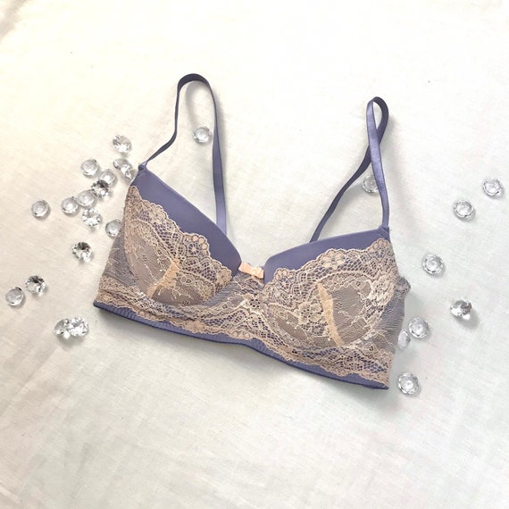 Vintage New With Tags Bali No Poke Full Figure Underwire Bra Lilac