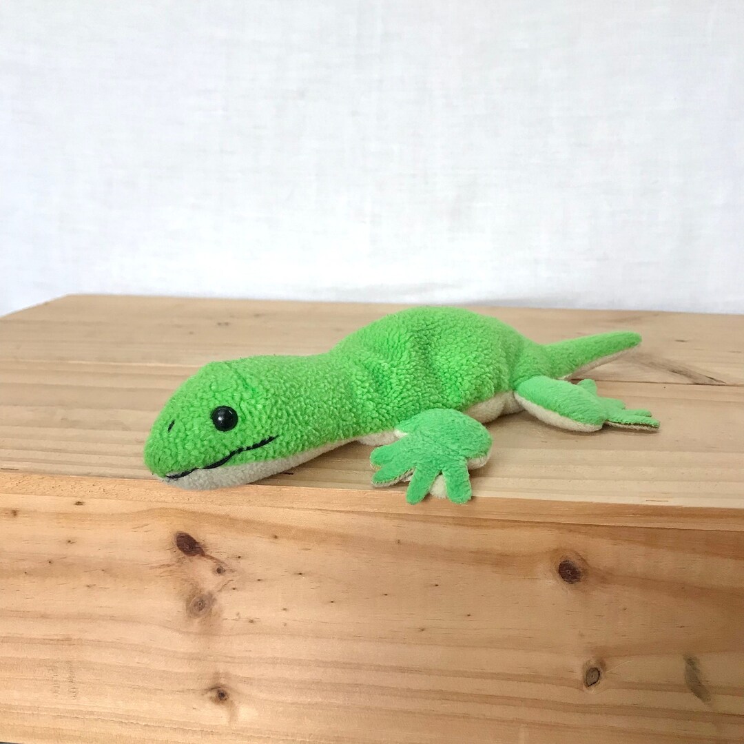 Cute Lime Green Lizard Plushie Plush Lizard Cute Reptile Etsy