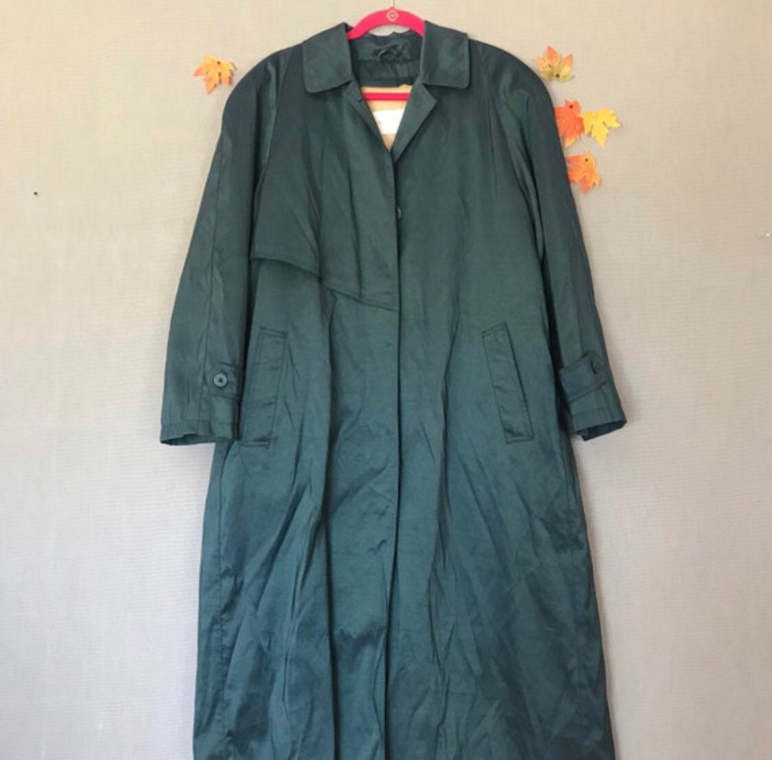 ジャケット・アウター 80s Vintage Classic Super Long Coat. Vintage 1980s Jones New York Rain Trench Coat Womens Size L