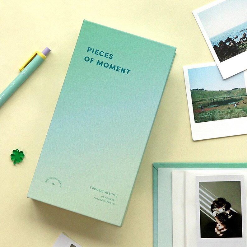 Pieces of Moment Polaroid Photo Album | Polaroid Square Mini Size Album | Minimalist Photo Album Book | Photo Storage | Aesthetic Photo Book Nature