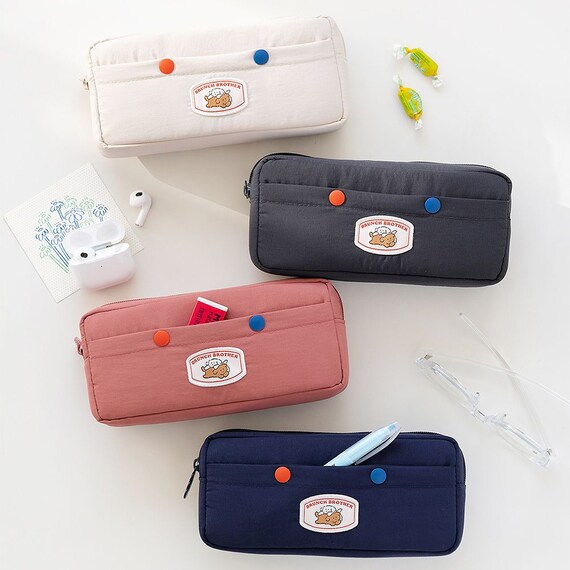 Cotton Pencil Case Small Zipper Pouch Puffy Pouch Makeup Pouch Small Pouch  Makeup Bag Cute Pouch Multi Pouch Stationery 