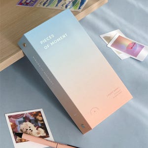 Pieces of Moment Polaroid Photo Album | Polaroid Square Mini Size Album | Minimalist Photo Album Book | Photo Storage | Aesthetic Photo Book Sunrise